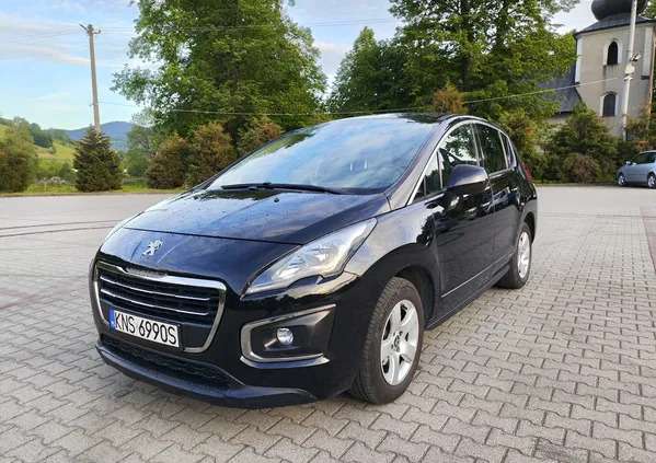 samochody osobowe Peugeot 3008 cena 42900 przebieg: 155000, rok produkcji 2016 z Nowa Dęba